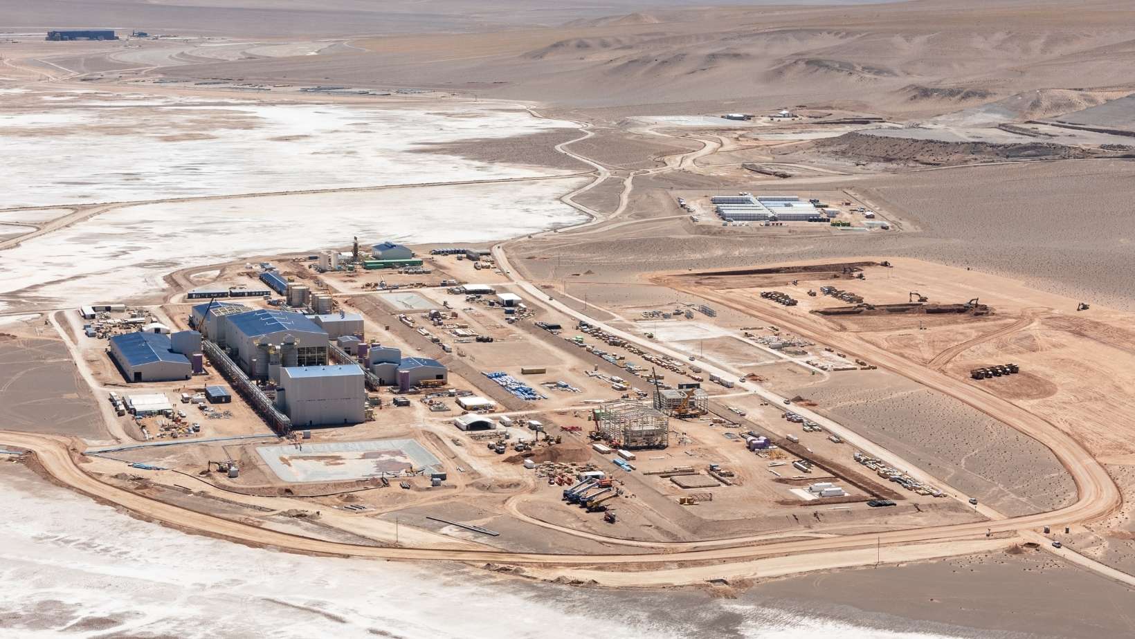 Foto desde un dron de la minera Posco en Antofagasta de la Sierra