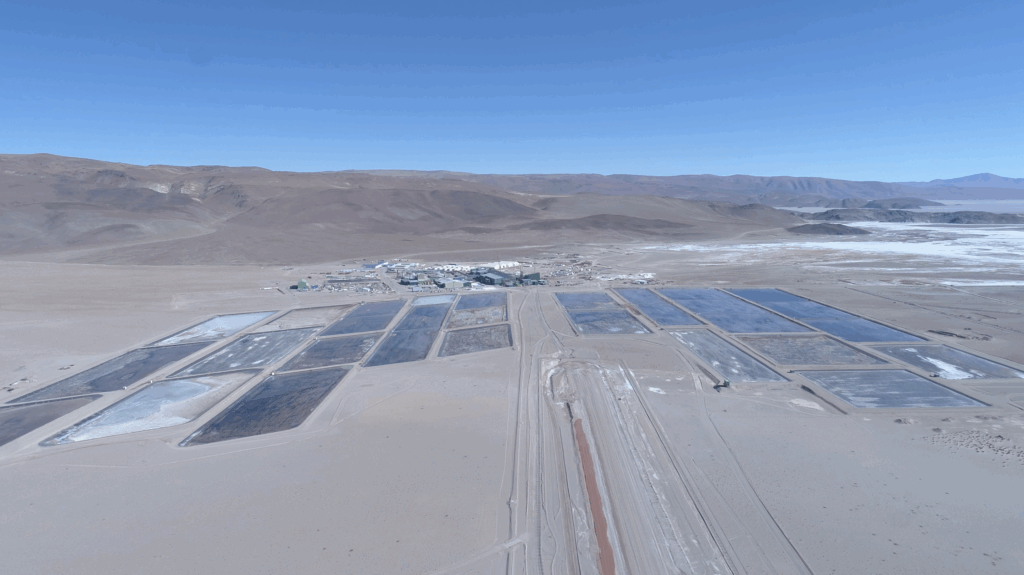 Minera de litio en la puna catamarqueña